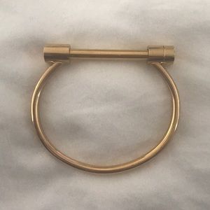 EUC Styled Collection Screw N Lock Bracelet Gold